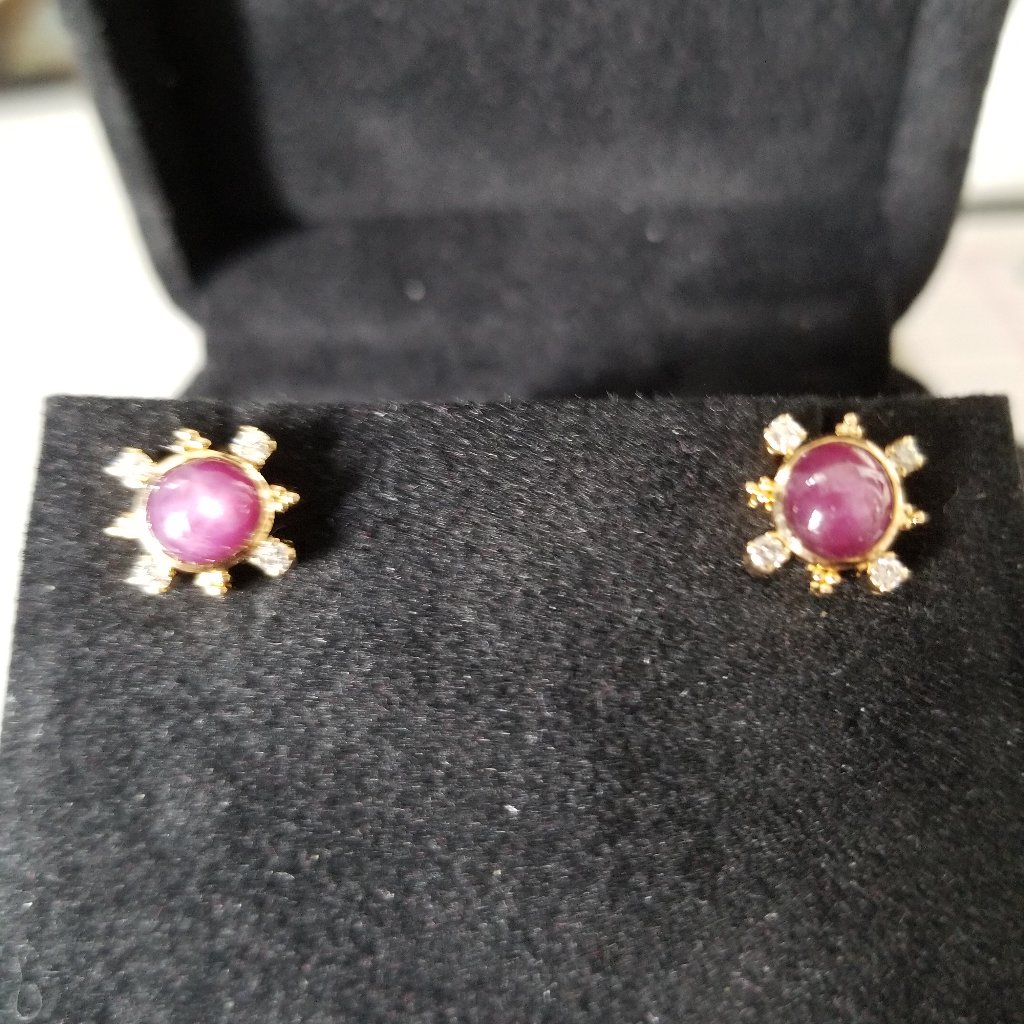Star Ruby With Diamonds
